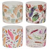 ΚΕΡΑΜΙΚΟ ΚΑΣΠΩ ΜΕ ΦΥΛΛΑ Φ13Χ12ΕΚ 4 ΧΡΩΜΑΤΑ