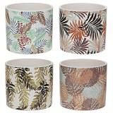 ΚΕΡΑΜΙΚΟ ΚΑΣΠΩ ΜΕ ΠΡΑΣΙΝΑ ΦΥΛΛΑ Φ13Χ12ΕΚ 4 ΧΡΩΜΑΤΑ