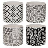 ΚΕΡΑΜΙΚΟ ΚΑΣΠΩ ΜΕ ΓΕΩΜΕΤΡΙΚΑ ΣΧΕΔΙΑ Φ13Χ12ΕΚ 4 ΧΡΩΜΑΤΑ