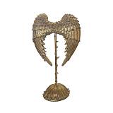 VOLE ΔΙΑΚΟΣΜΗΤΙΚΟ ΦΤΕΡΑ 27x14x41cm POLYRESIN ΧΡΥΣΟ