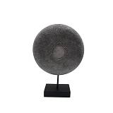 SKIVA ΔΙΑΚΟΣΜΗΤΙΚΟ TOTEM 25x7x36cm POLYRESIN ΑΣΗΜΙ ΑΝΤΙΚΕ