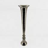 FLORES ΒΑΖΟ 26x26x115cm ΑΛΟΥΜΙΝΙΟ SILVER NICKEL