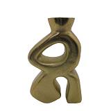 MODERN ΒΑΖΟ 18x7x29cm ΑΛΟΥΜΙΝΙΟ ΧΡΥΣΟ