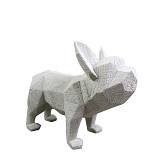 MONTY A ΔΙΑΚΟΣΜΗΤΙΚΟ ΣΚΥΛΟΣ 23x12x18cm POLYRESIN ΛΕΥΚΟ