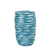 OCEAN ΒΑΖΟ 29x28x45cm POLYRESIN ΜΠΛΕ