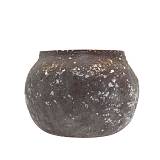 BERRY ΒΑΣΗ ΡΕΣΩ 23x23x16cm ΓΥΑΛΙ ROTTENRUST