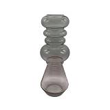 FORME ΒΑΖΟ 14x14x38cm ΓΥΑΛΙ ΡΟΖ ΠΡΑΣΙΝΟ