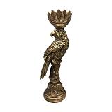 BUDGI ΚΗΡΟΠΗΓΙΟ ΠΑΠΑΓΑΛΟΣ 13x10x35cm POLYRESIN ΧΡΥΣΟ