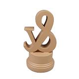 AND ΔΙΑΚΟΣΜΗΤΙΚΗ ΕΠΙΓΡΑΦΗ 8x8x14cm POLYRESIN TERRACOTTA