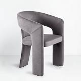 COCO ΚΑΡΕΚΛΑ ΠΟΛΥΘΡΟΝΑ ΓΚΡΙ ΣΚΟΥΡΟ 60x56x81cm