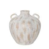 KEA ΒΑΖΟ 40x40x40cm MgO ΛΕΥΚΟ ΧΡΥΣΟ