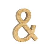 KAMIRA ΔΙΑΚΟΣΜΗΤΙΚΟ 17x3x20cm MDF ΦΥΣΙΚΟ RATTAN