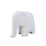 BIANCO ΔΙΑΚΟΣΜΗΤΙΚΟ ΕΛΕΦΑΝΤΑΣ 18.5x8.5x16cm POLYRESIN ΛΕΥΚΟ