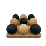 TRILIZA ΔΙΑΚΟΣΜΗΤΙΚΟ 25.5x25.5x9.5cm POLYRESIN ΦΥΣΙΚΟ ΜΑΥΡΟ