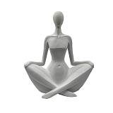 REGINA ΔΙΑΚΟΣΜΗΤΙΚΟ ΦΙΓΟΥΡΑ 24x10.5x29.5cm POLYRESIN ΑΣΠΡΟ