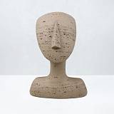 AURA I ΔΙΑΚΟΣΜΗΤΙΚΟ ΠΡΟΣΩΠΟ 19x14x26cm RESIN ΚΑΦΕ ΑΝΟΙΧΤΟ