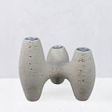 TRIPTYCH III ΚΗΡΟΠΗΓΙΟ ΔΙΑΚΟΣΜΗΤΙΚΟ 18.5x15.5x15.5cm RESIN ΜΠΕΖ