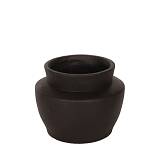 ARDINE ΒΑΖΟ 25x25x20cm MgO ΜΑΥΡΟ