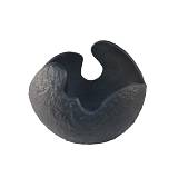 VULA ΒΑΖΟ 24x16x21cm ΑΛΟΥΜΙΝΙΟ ΜΑΥΡΟ