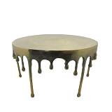 DROP COFFEE TABLE ΧΡΥΣΟ 75x75x40.5cm