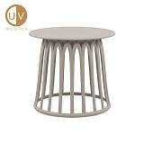 BASKET SIDE TABLE ΓΚΡΙ ΑΝΟΙΧΤΟ 49.5x49.5x44cm