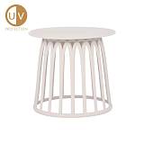 BASKET SIDE TABLE OFF WHITE 49.5x49.5x44cm
