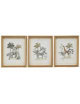 Κάδρο "SAFARI" / 3σχέδια 20x25cm