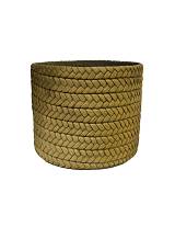 Κασπώ κεραμ.light rattan καφέ χρ.Φ37Χ31