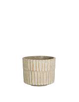 Κασπώ κεραμικό off white 15,5x12,5cm