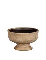 Κασπώ/μπωλ μπεζ με πόδι Φ18,5 Η11,5cm