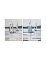 Πίνακας τοίχου καμβάς ΚΑΡΑΒΙΑ 40Χ50