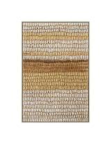 Πίνακας  χειρ.ζωγραφ.με ξυλινο πλαίσιο, μπεζ-καφέ ψηφίδες 80x120 cm