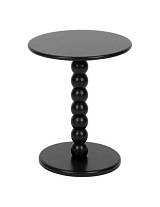 Τραπέζι βοηθητικό MDF μαύρο Φ38Η46,5cm