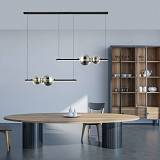 PENDANT LED LIGHT 24W BLACK-SMOKE GLASS