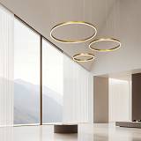 PENDANT LIGHT 126W 3000K BRUSHED GOLD DIMMABLE