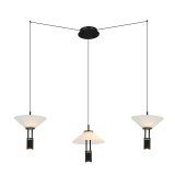 PENDANT LED LIGHT 28W 3000K ALUMINIUM BLACK