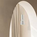 PENDANT LIGHT 1xE27 LED MAX 11W WHITE - CLAY - METAL