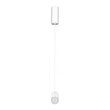 PENDANT LED LIGHT 7W 3000K SANDY WHITE ALUMINIUM - ACRYLIC