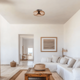 CEILING LED LIGHT 30W 2700K-3000K TRIAC BLACK MATT - TAWNY GLASS