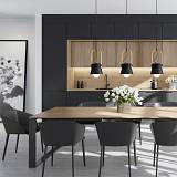 PENDANT 1L BLACK-WOOD