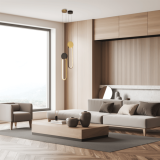 PENDANT LED LIGHT 13W 3000K ALUMINIUM-SILICON,BLACK-GOLD