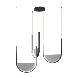 PENDANT LED LIGHT 54W 3000K,4000K BLACK-LIGHT GREY