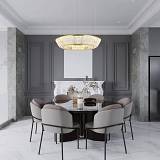 PENDANT LED LIGHT 55W 3000K METAL-CRYSTAL ANTIQUE BRASS