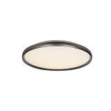 CEILING LED LIGHT 20W 2700K-3000K-4000K ALUMINIUM - MICROPRISMATIC ACRYLIC  BRUSHED GREY