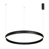 PENDANT LED LIGHT UP-DOWN 70W 3000K BLACK ALUMINIUM - ACRYLIC