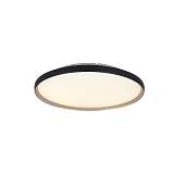 CEILING LED LIGHT 20W 2700K-3000K-4000K  ALUMINIUM - MICROPRISMATIC ACRYLIC  BLACK MATT - GOLD