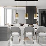 LINE LED LIGHT 3X12W 3000K GLASS BLACK-GOLD