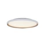 CEILING LED LIGHT 42W 2700K-3000K-4000K ALUMINIUM - MICROPRISMATIC ACRYLIC  WHITE MATT - GOLD