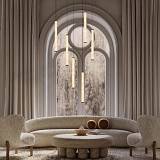 PENDANT LED LIGHT 20W 3000K TRIAC SANDY BLACK - ALABASTER