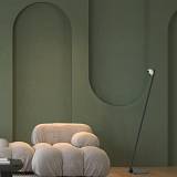 FLOOR LED LIGHT 7W 3000K SANDY BLACK BASE - BRUSHED NICKEL SHADE 359° MOVABLE